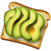 Avocado toast sticker