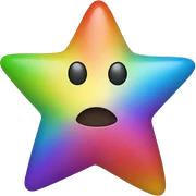 Multicolore star  sticker