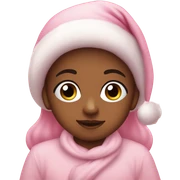 Baby pink Christmas sticker