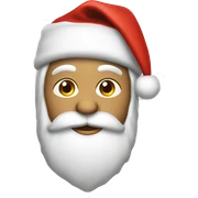 santa cap sticker