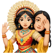 Folkloric Dancer sticker