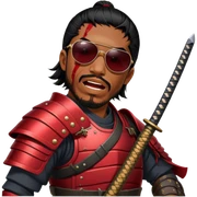 Battle-Ready Samurai sticker