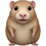 Mole rat sticker