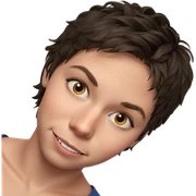smiling boy looking at viewer sticker