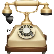vintage phone sticker