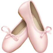 Pale pink ballet shoes sticker