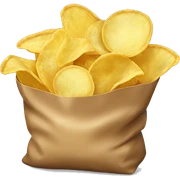 Bag of potato chips sticker