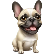 French bulldog sticker