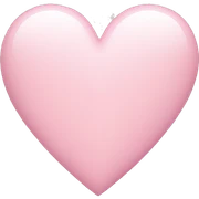 Light pink heart sticker
