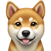Shiba Inu puppy sticker