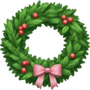 Wreath sticker