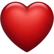 dark red heart sticker