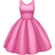 Pink dress sticker