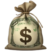 money bag sticker