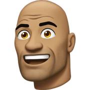 The rock head sticking out of a  sticker