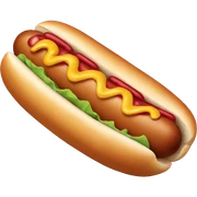 hot dog sticker