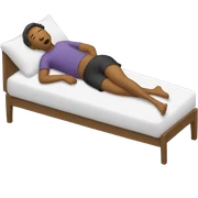 Person lying down sticker