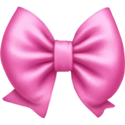 Pink bow sticker