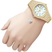 Diamond watch on wrist  sticker