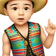 Fiestero with Sombrero sticker