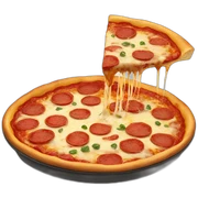 deep dish pizza sticker