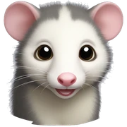 Opossum sticker
