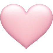 Light pink heart sticker
