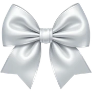 white bow sticker