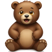 Cute bear sticker
