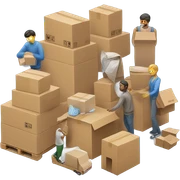 Moving house sticker