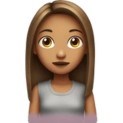 Girl side eying someone  sticker