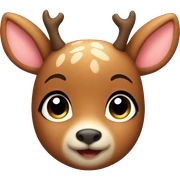 Cute deer  sticker