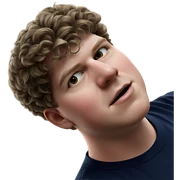 realistic indoor male meme sticker