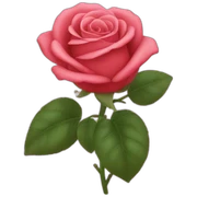 Emojis rose  sticker