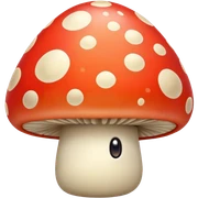 Excited mushroom sticker