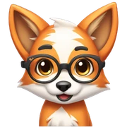 Kawaii Fox discord sticker