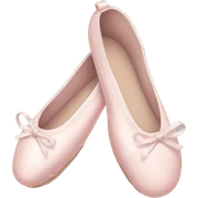 Pale pink ballet shoes sticker