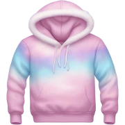 Cotton candy hoodie sticker