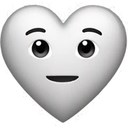 Heart sticker