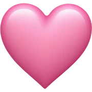 Aesthetic pink heart sticker