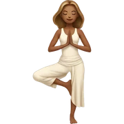 yoga in dress sticker