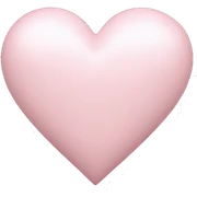 Monochrome light pink heart  sticker