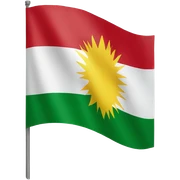 Kurdistan flag sticker