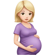 pregnant woman sticker