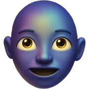 Cosmic being that looks like it’s composed of space itself sticker