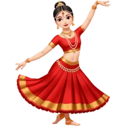 cinematic-realistic-bharatanatyam-dance-depicted-as-an-elegant-classical-indian-dance-performance-with-graceful-poses,-intricate-costumes,-and-expressive-hand-gestures,rich-textures-and-warm-dramatic-lighting, single dancer with two hands andtwo legs , fair skin , dress white and red combination  sticker