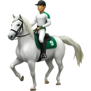 Ronaldo horse riding  sticker