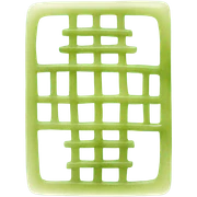 A Rectangle shaped, simple looking, Chinese style, Chinese bamboos patterned jade ornament sticker