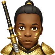 Golden Samurai sticker