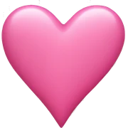 Pink heart  sticker
